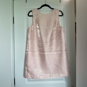 Pink Shift Dress with bow in back